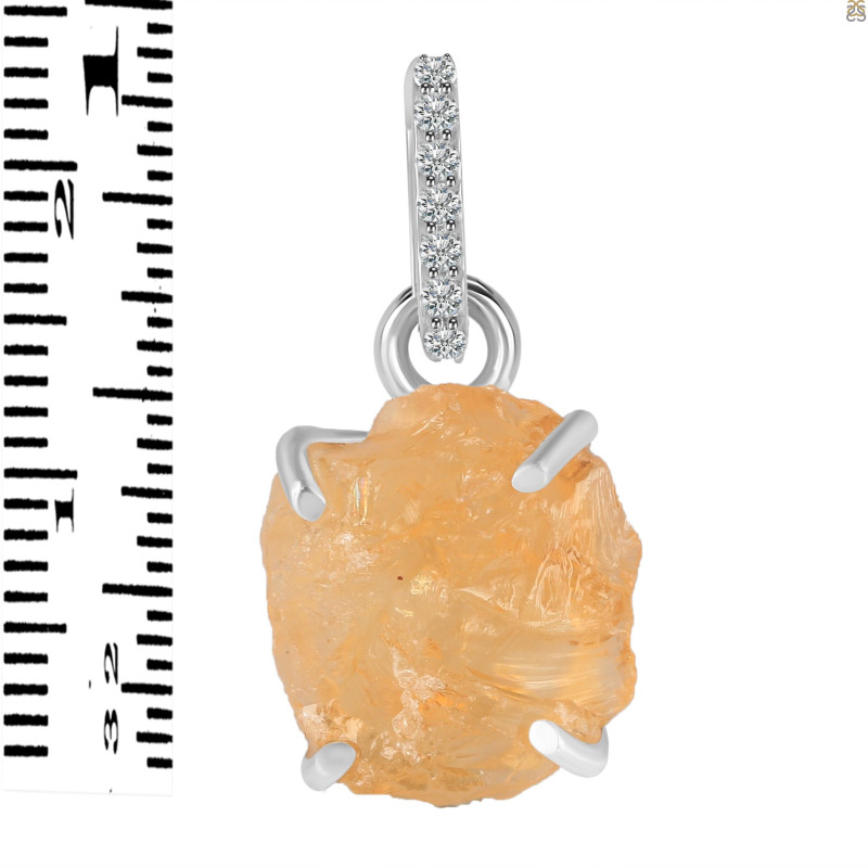 Citrine Raw Crystal Pendant CIT-RCYP-4