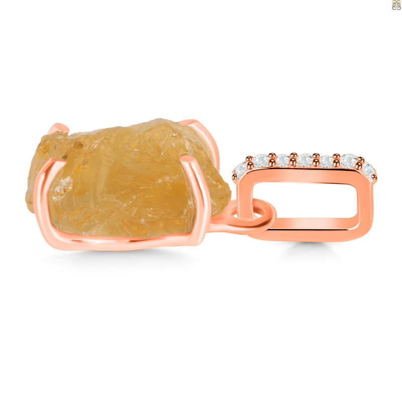 Citrine Raw Crystal Pendant CIT-RCYP-4