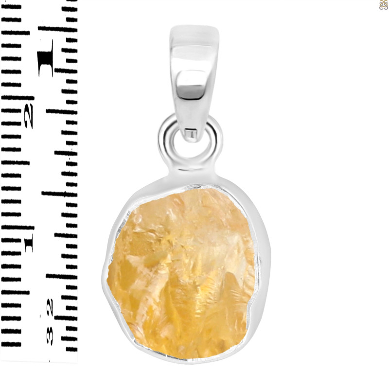 Citrine Raw Crystal Pendant CIT-RCYP-5