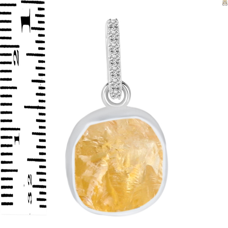 Citrine Raw Crystal Pendant CIT-RCYP-6