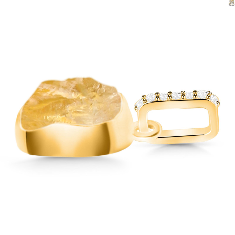 Citrine Raw Crystal Pendant CIT-RCYP-6