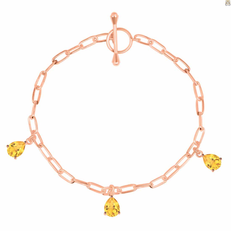 Citrine Bracelet CIT-RDB-171.