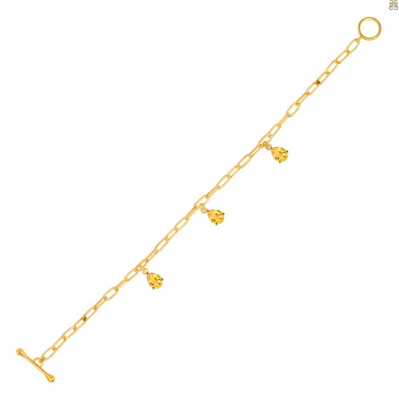 Citrine Bracelet CIT-RDB-171.