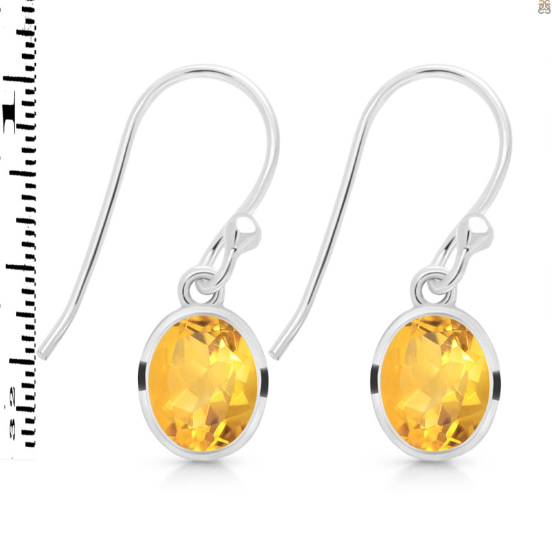 Citrine Earring CIT-RDE-998.