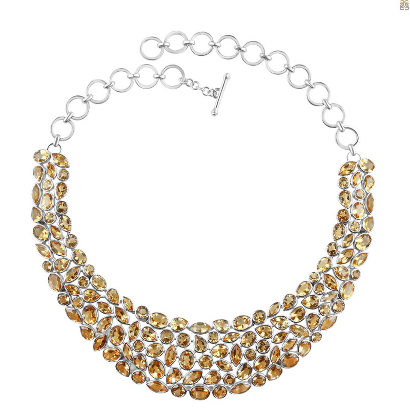 Citrine Necklace CIT-RDN-111.