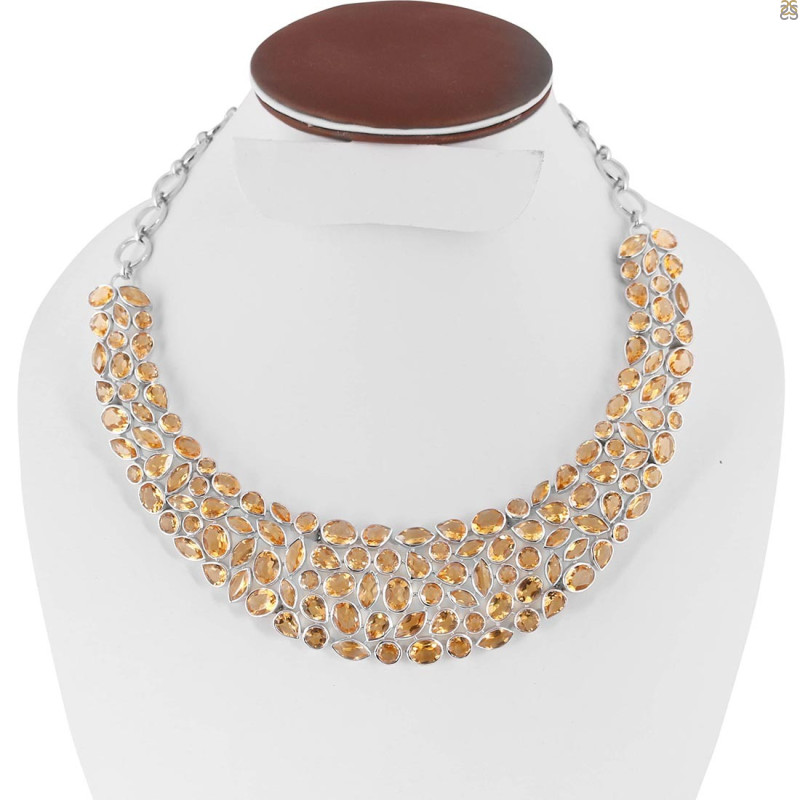 Citrine Necklace CIT-RDN-111.