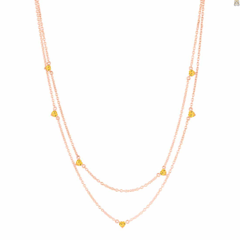Citrine Necklace CIT-RDN-388.