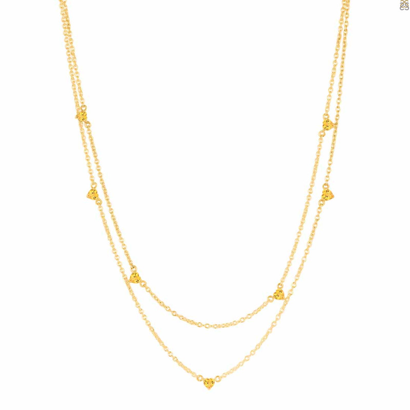 Citrine Necklace CIT-RDN-388.