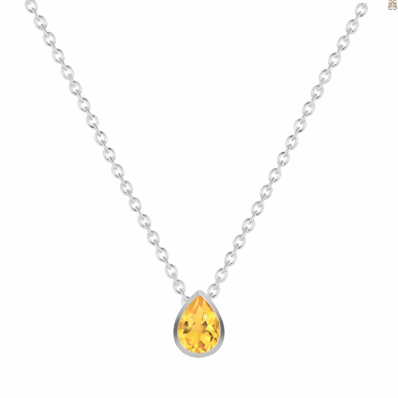 Citrine Necklace CIT-RDN-452.