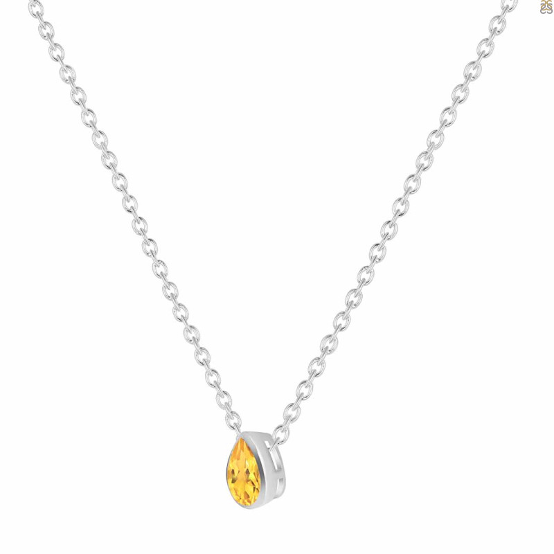 Citrine Necklace CIT-RDN-452.