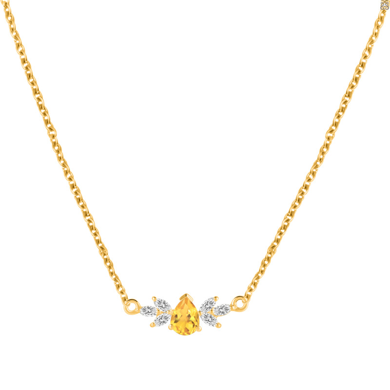 Citrine Necklaces CIT-RDN-471.
