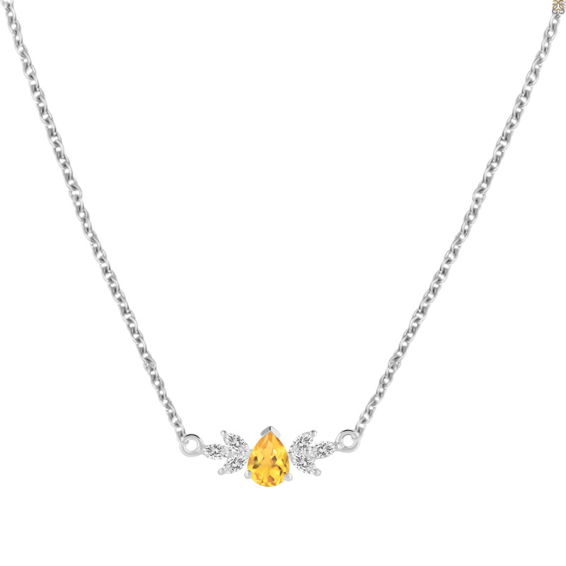 Citrine Necklaces CIT-RDN-471.