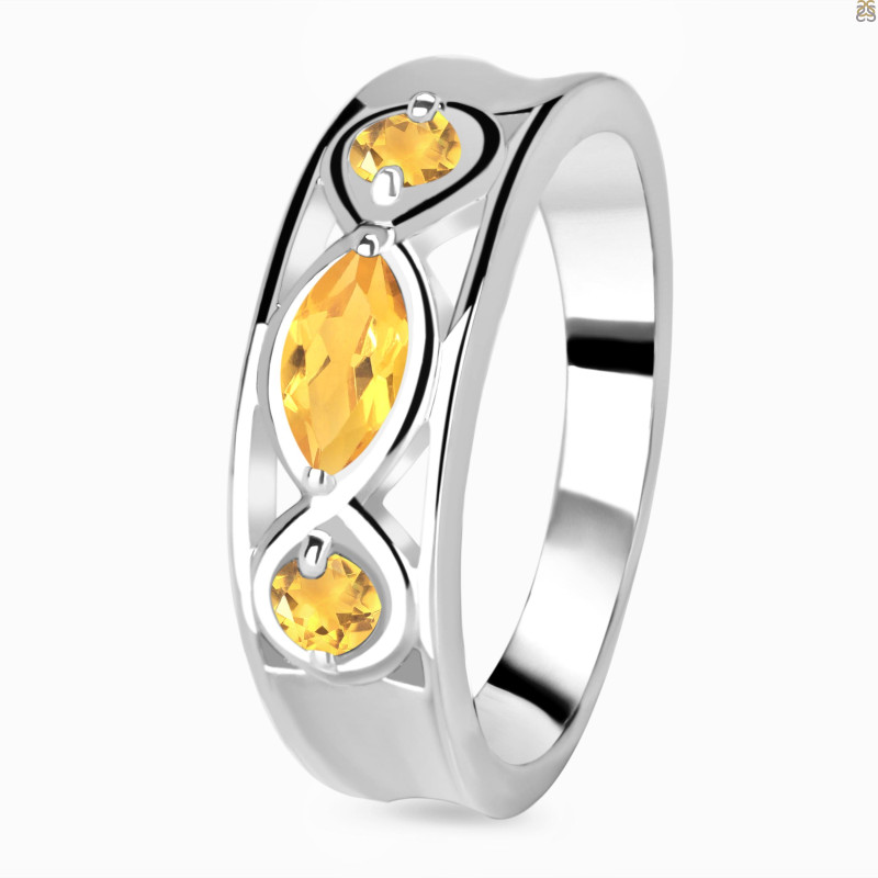 Citrine Ring CIT-RDR-29.