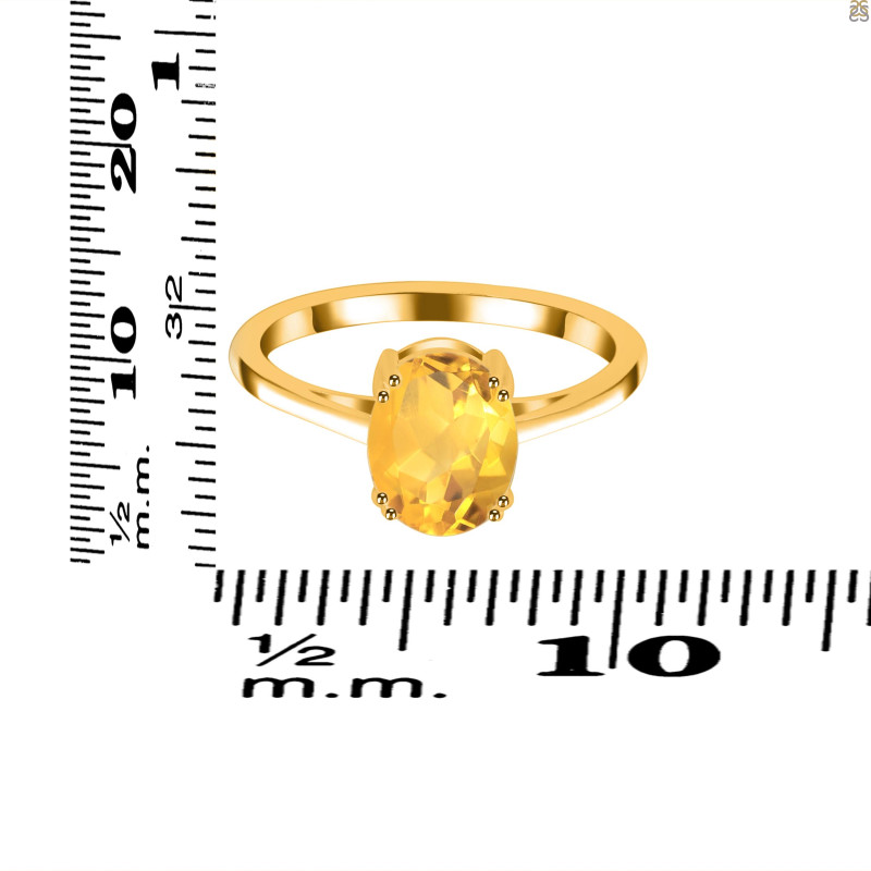 Citrine Ring CIT-RDR-3145.