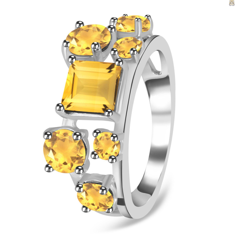 Citrine Ring CIT-RDR-457.