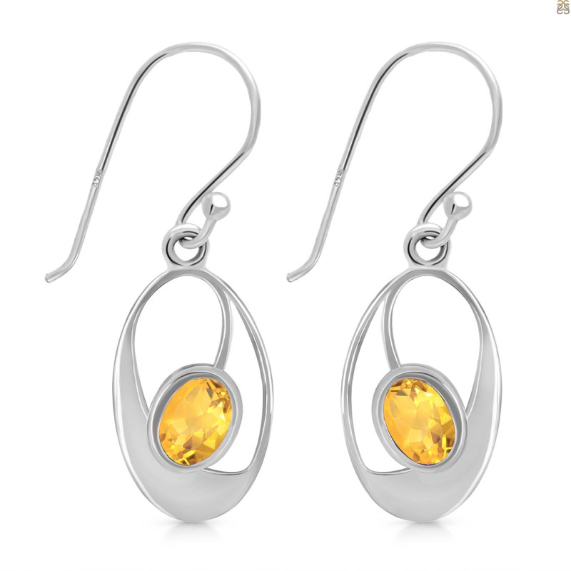 Citrine Earring CIT-RDE-272.