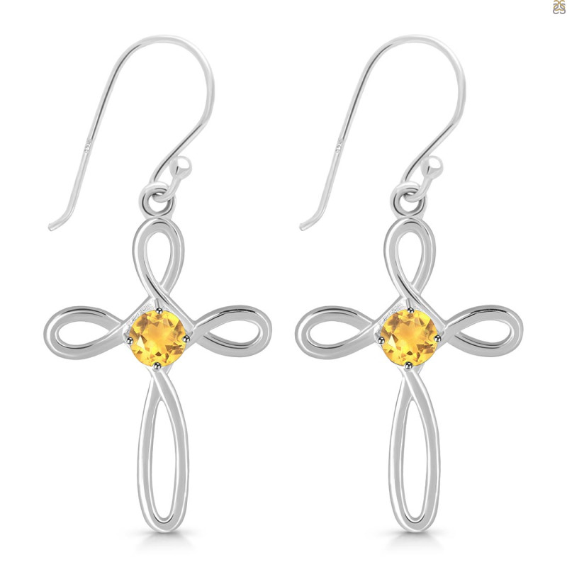 Citrine Earring CIT-RDE-425.