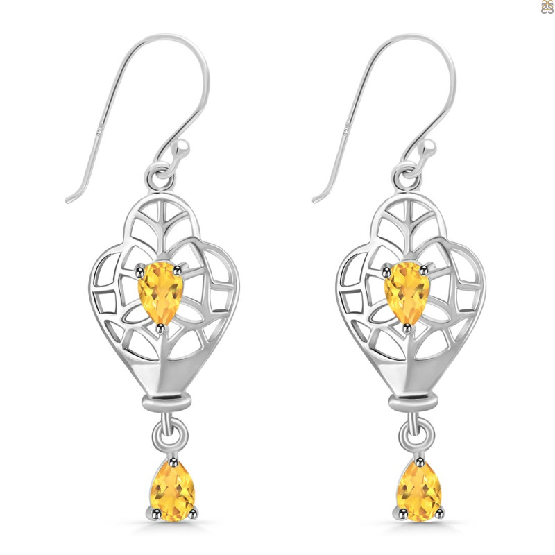 Citrine Earring CIT-RDE-67.
