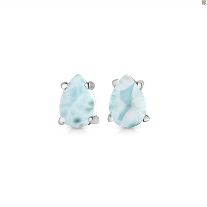 Close Out Larimar Stud Earring LAR-CO-RDE-1141.