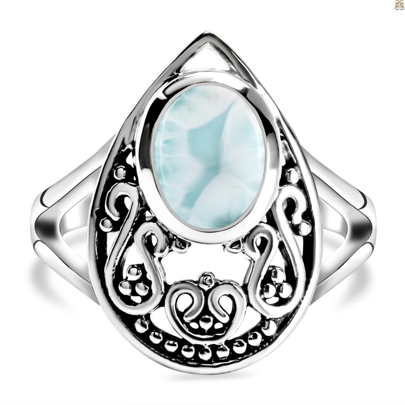 Close Out Larimar Ring LAR-CO-RDR-106.