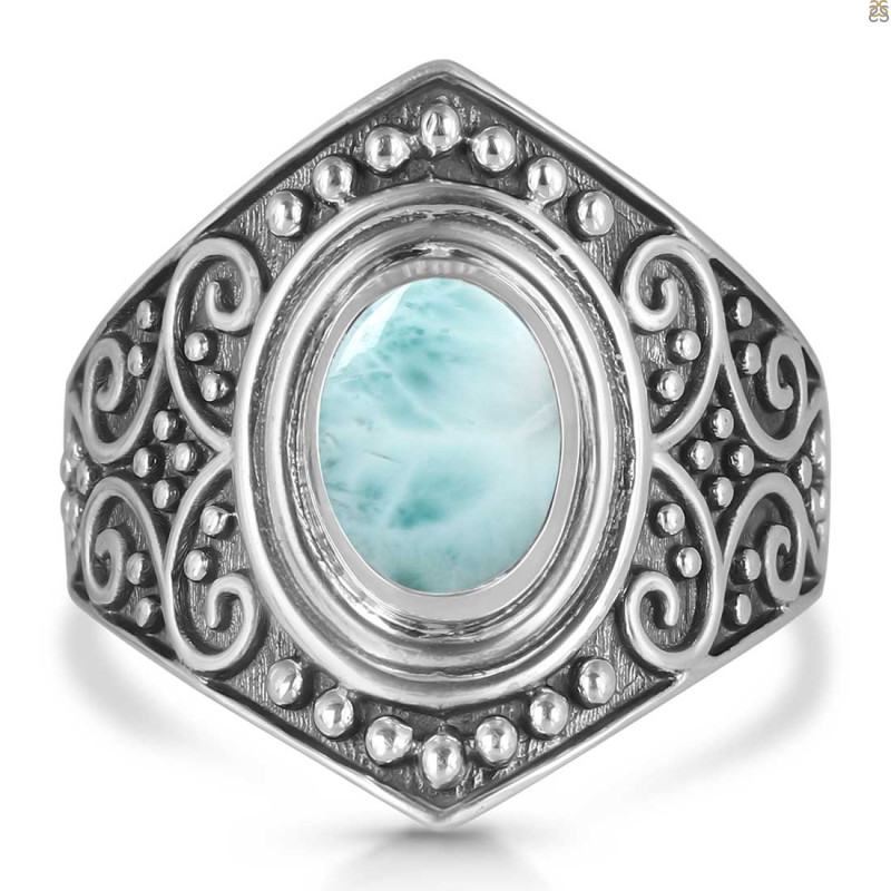 Close Out Larimar Ring LAR-CO-RDR-1173.