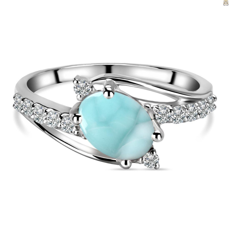 Close Out Larimar Ring LAR-CO-RDR-215.