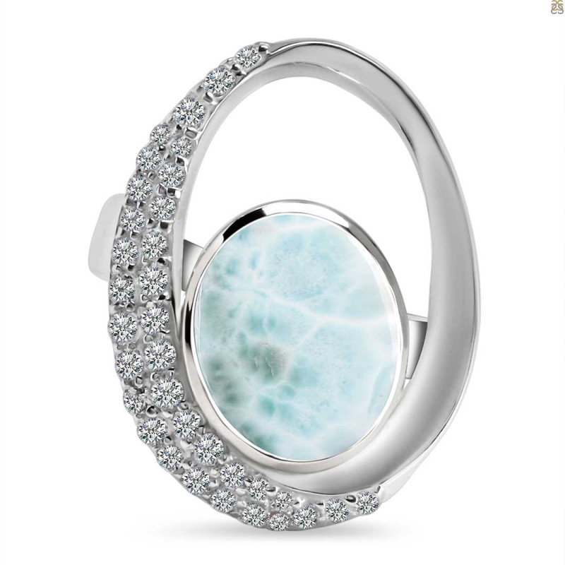 Close Out Larimar Ring LAR-CO-RDR-304.