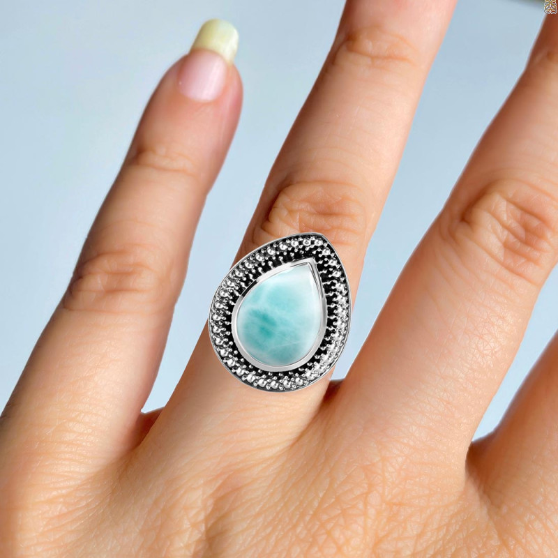 Close Out Larimar Ring LAR-CO-RDR-333.