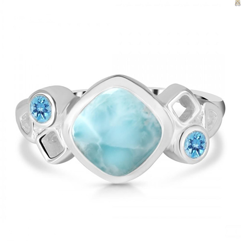 Close Out Larimar Ring LAR-CO-RDR-122.