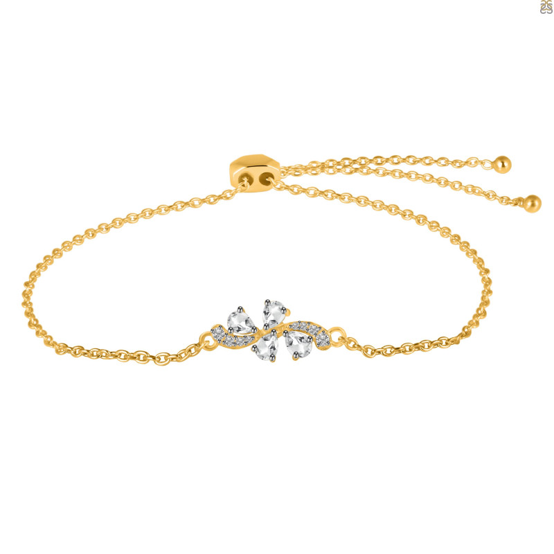 Crystal Bracelet With Adjustable Camera Lock CST-RDB-148.