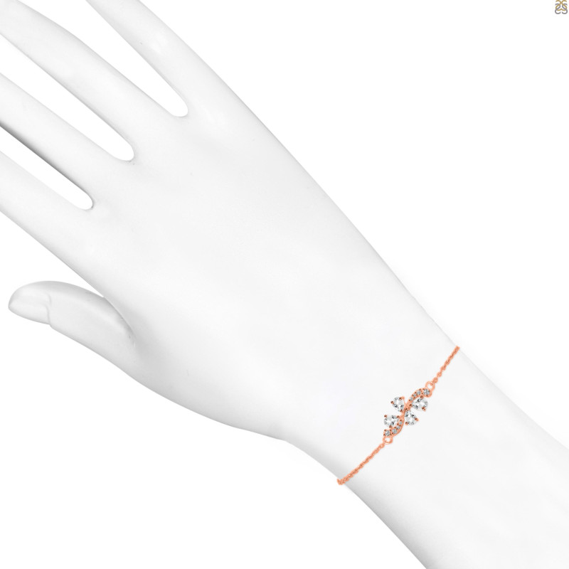 Crystal Bracelet With Adjustable Camera Lock CST-RDB-148.