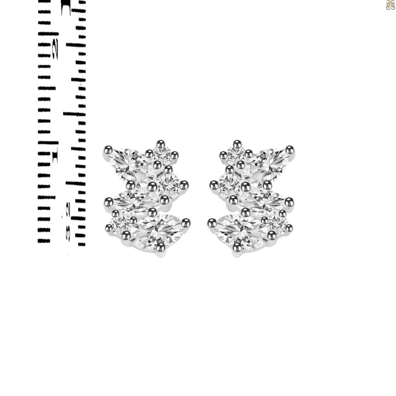 Crystal Stud Earring CST-RDE-1261.