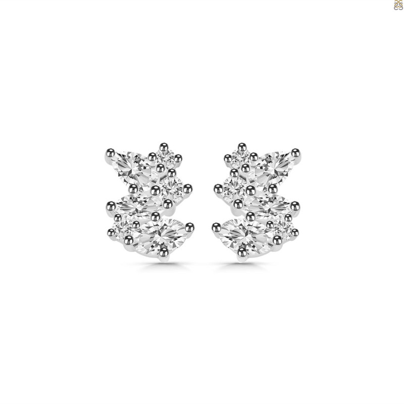 Crystal Stud Earring CST-RDE-1261.