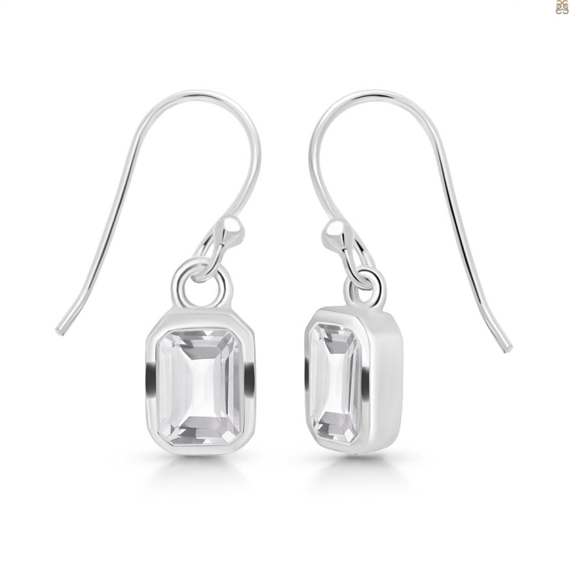 Crystal Quartz Earring CST-RDE-550.