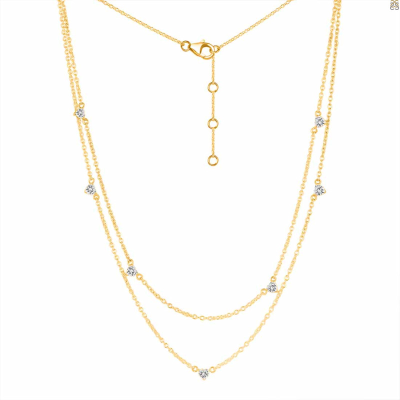Crystal Necklace CST-RDN-388.