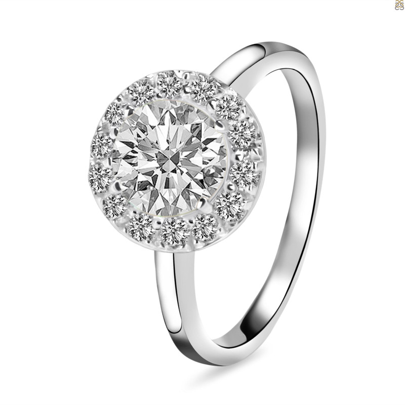 Crystal & White Topaz Ring CST-RDR-1768.