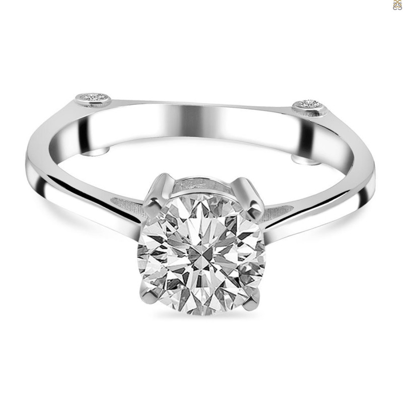 Crystal & White Topaz Ring CST-RDR-1786.