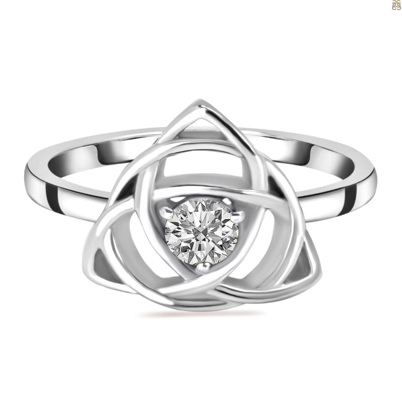 Crystal Triquetra Ring CST-RDR-2142.