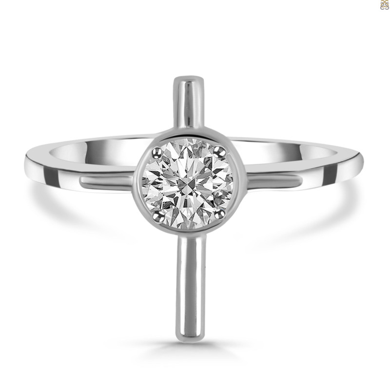 Crystal Holy Cross Ring CST-RDR-2143.
