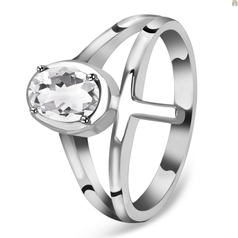 Crystal Holy Cross Ring CST-RDR-2148.