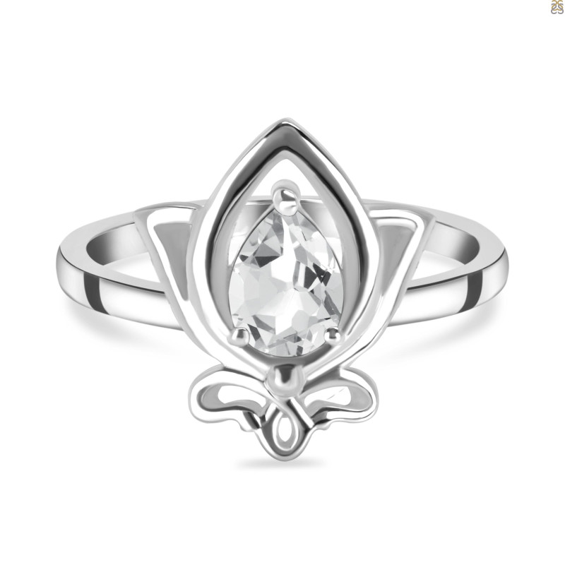 Crystal Lotus Ring CST-RDR-2157.
