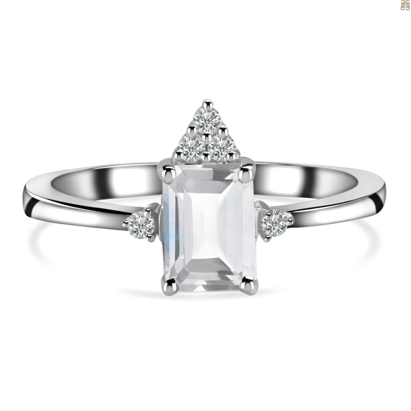 Crystal & White Topaz Ring CST-RDR-2194.