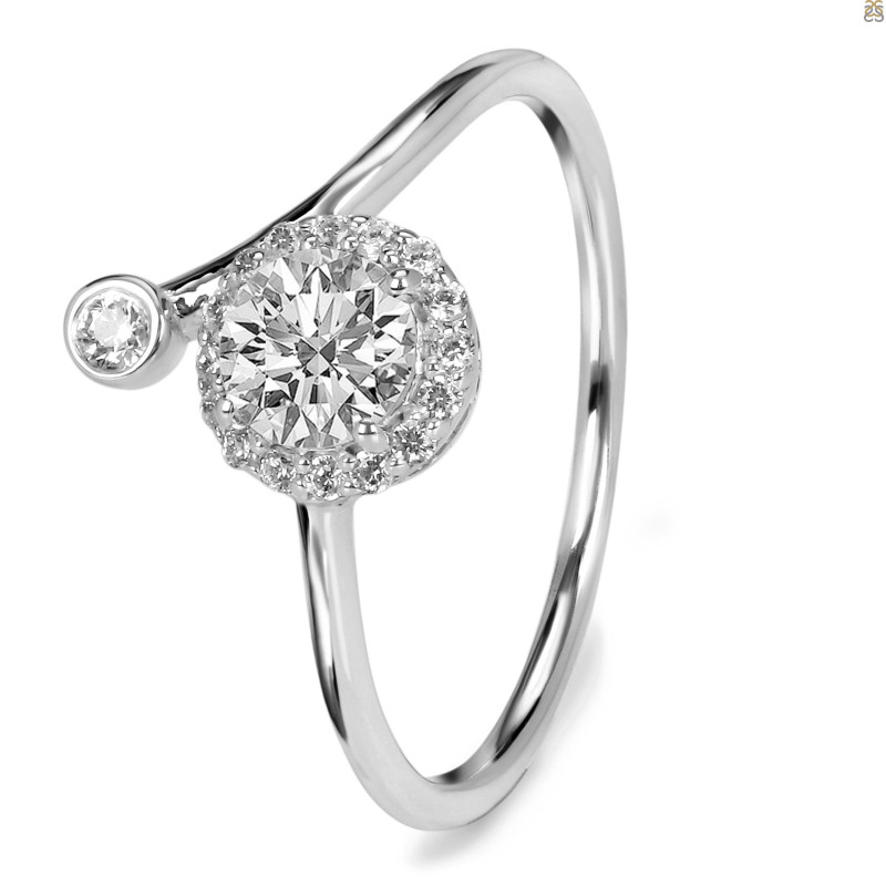 Crystal & White Topaz Ring CST-RDR-2261.