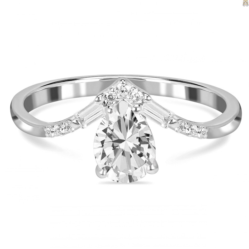 White Topaz Ring WTZ-RDR-2283.