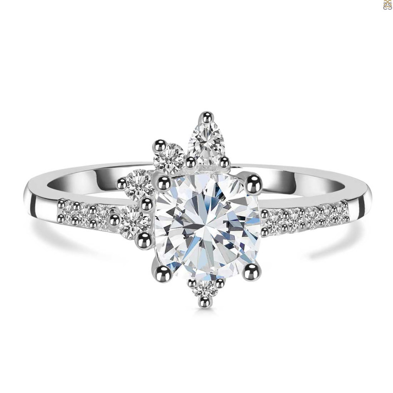 Crystal & White Topaz Ring CST-RDR-2404.