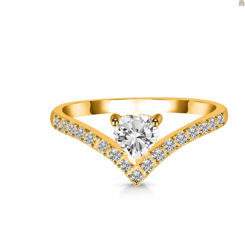 Crystal & White Topaz Ring CST-RDR-2749.