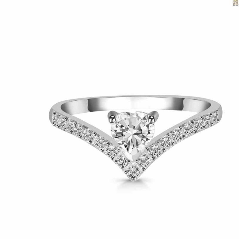 Crystal & White Topaz Ring CST-RDR-2749.