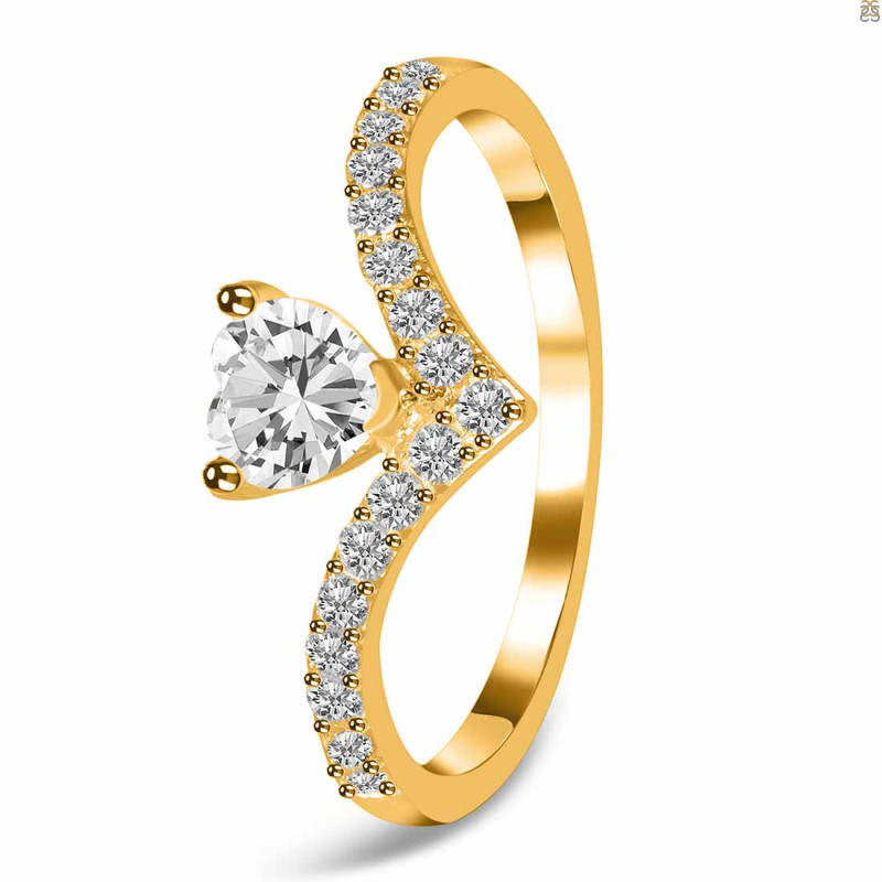 Crystal & White Topaz Ring CST-RDR-2749.
