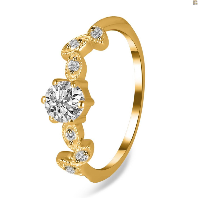 Crystal & White Topaz Ring CST-RDR-2981.