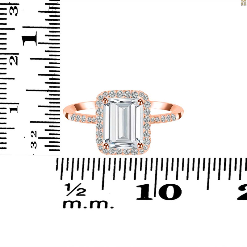 Crystal & White Topaz Ring CST-RDR-3071.